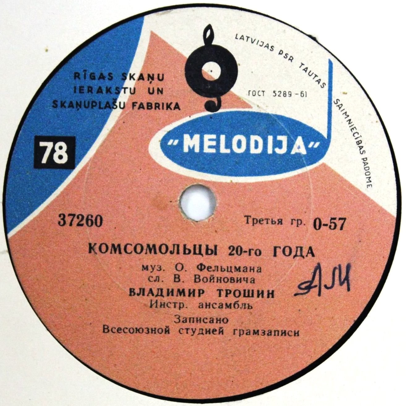 Владимир Трошин - 14 минут до старта / Комсомольцы 20-го года