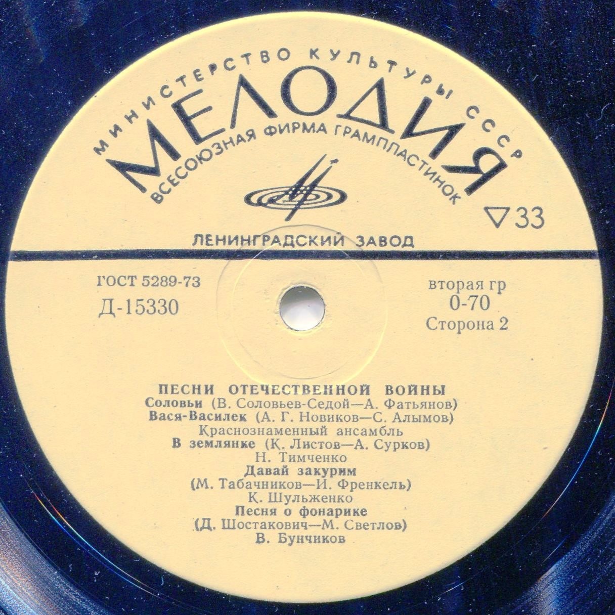 Песни Великой Отечественной войны