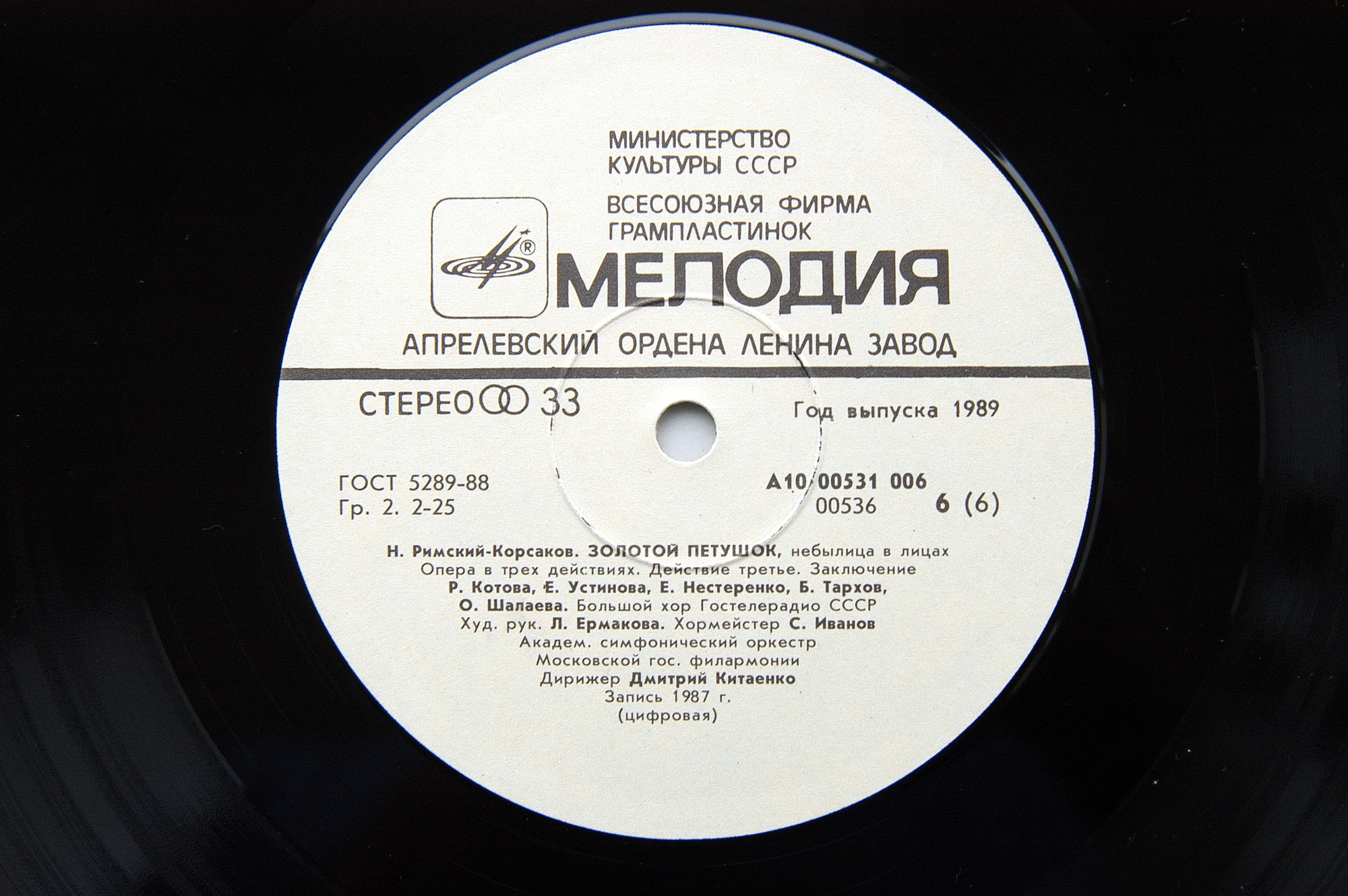 Н. РИМСКИЙ-КОРСАКОВ (1844-1908): «Золотой петушок» (небылица в лицах), опера в трех действиях.