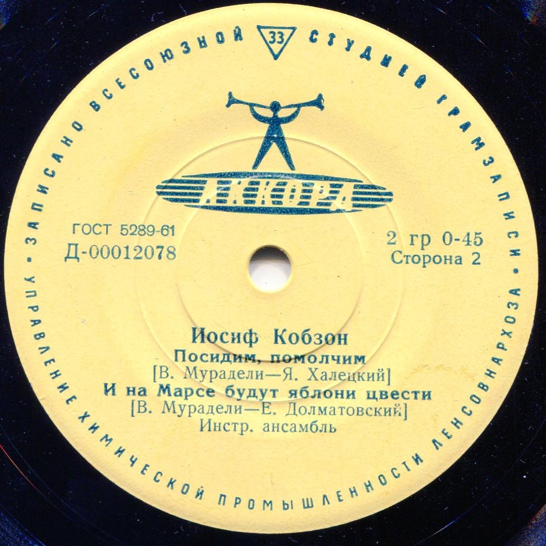 Иосиф Кобзон - Песни В. Мурадели