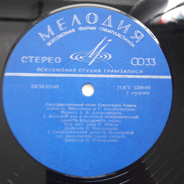 ГОСУДАРСТВЕННЫЙ ГИМН СОВЕТСКОГО СОЮЗА