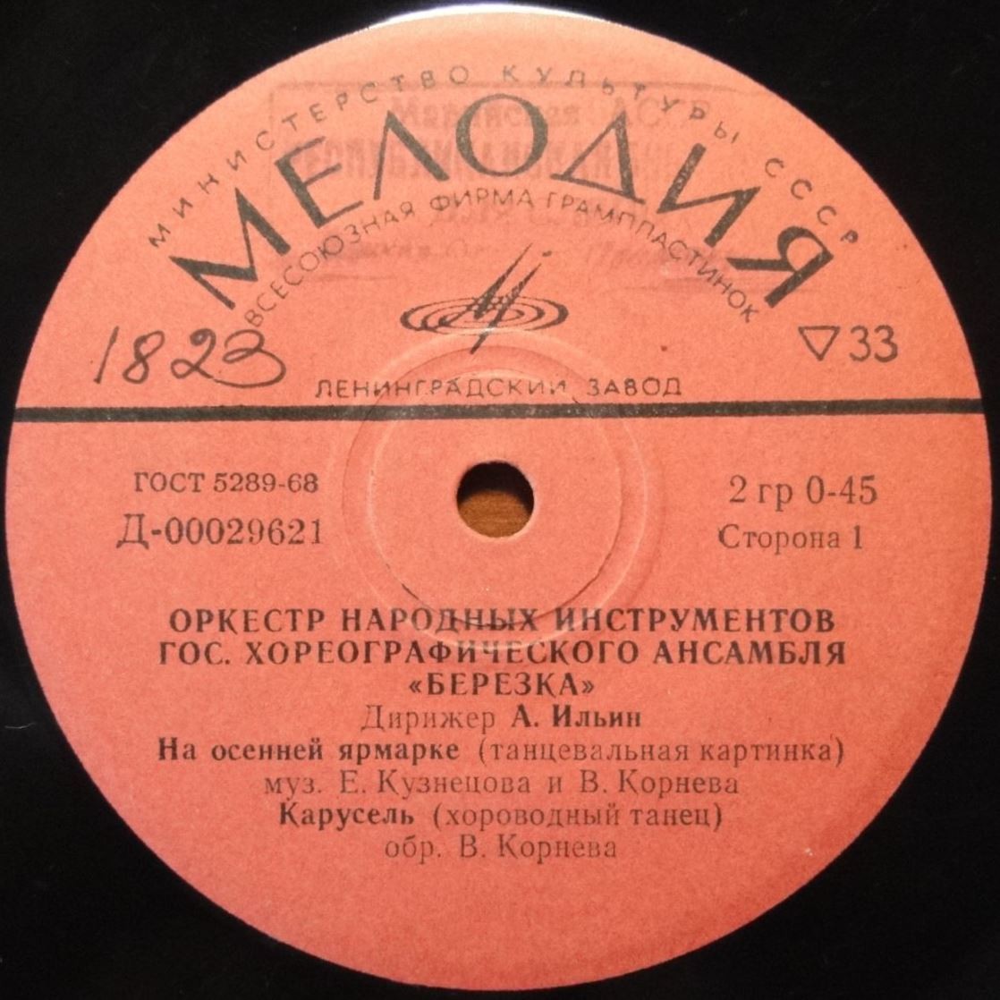 ОРКЕСТР  ГОС.  ХОРЕОГРАФИЧЕСКОГО АНСАМБЛЯ  «БЕРЕЗКА»