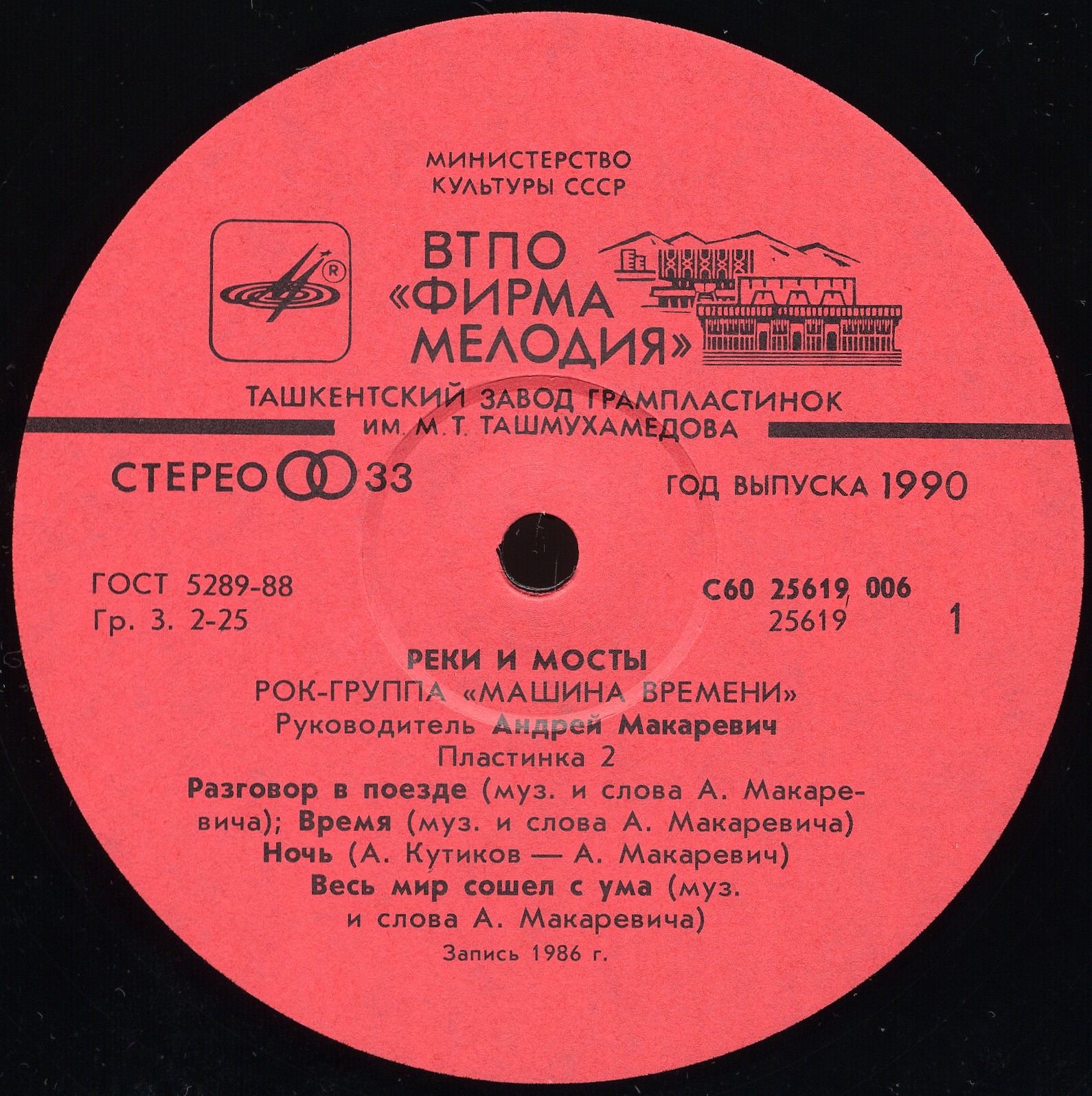 Рок-группа «Машина времени». «Реки и мосты»