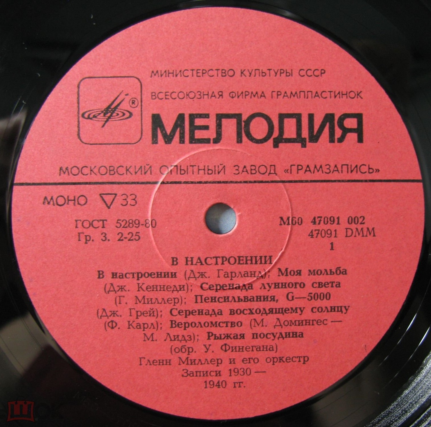 Гленн Миллер и его оркестр. «В настроении»