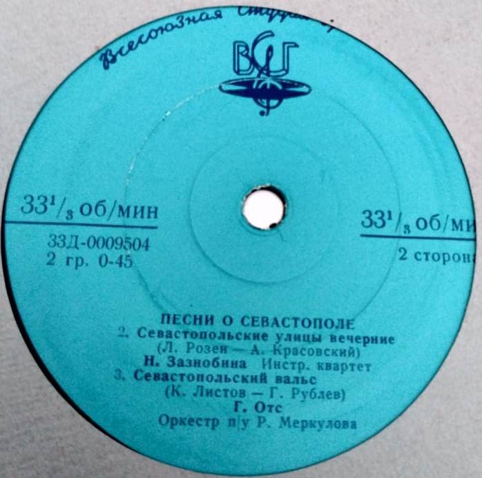 ПЕСНИ О СЕВАСТОПОЛЕ