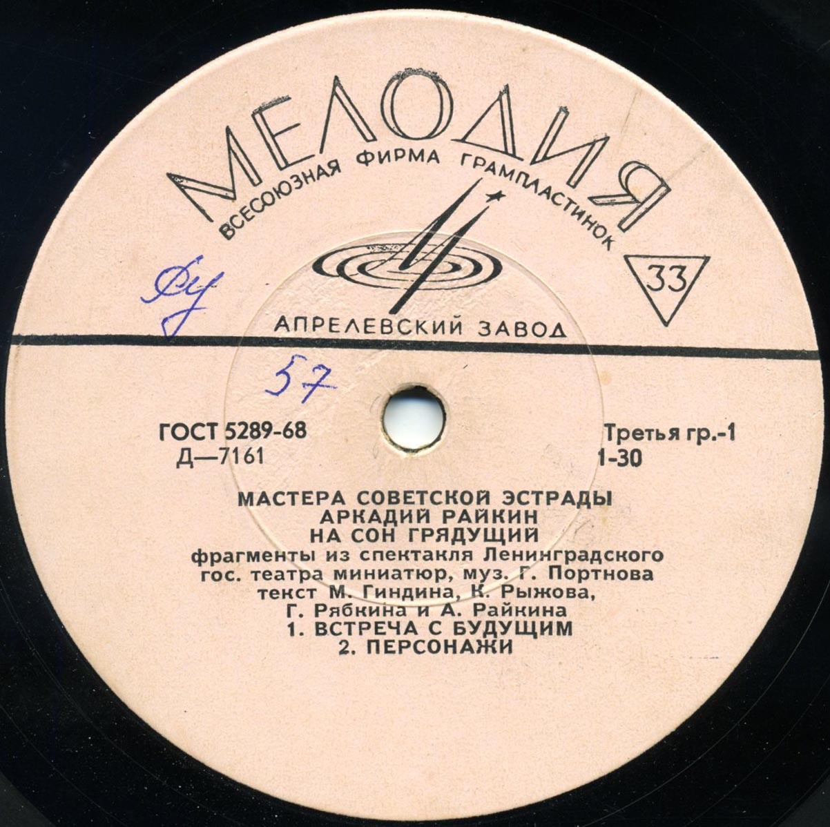 Аркадий Райкин. На сон грядущий