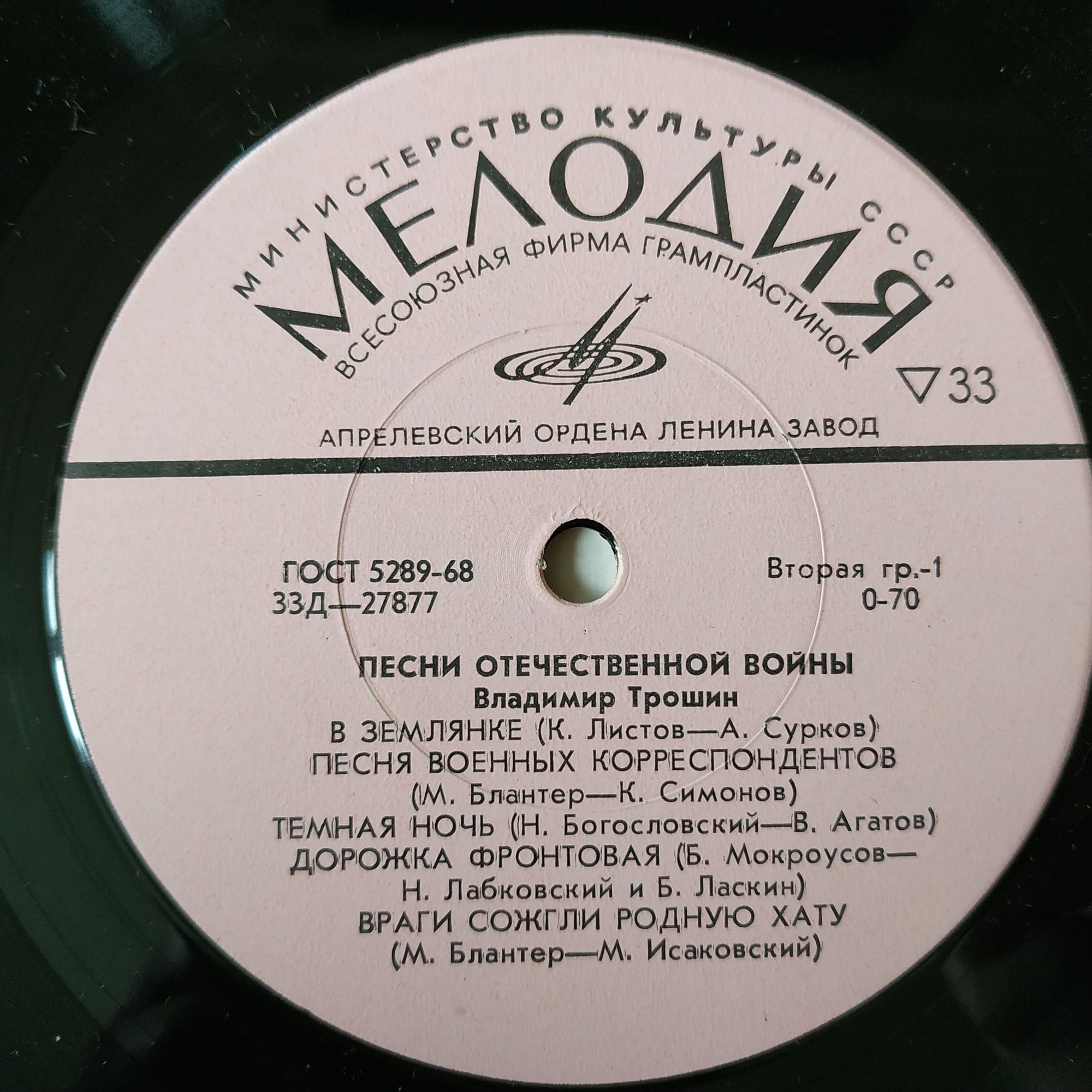 Владимир Трошин. Песни о Великой Отечественной войне