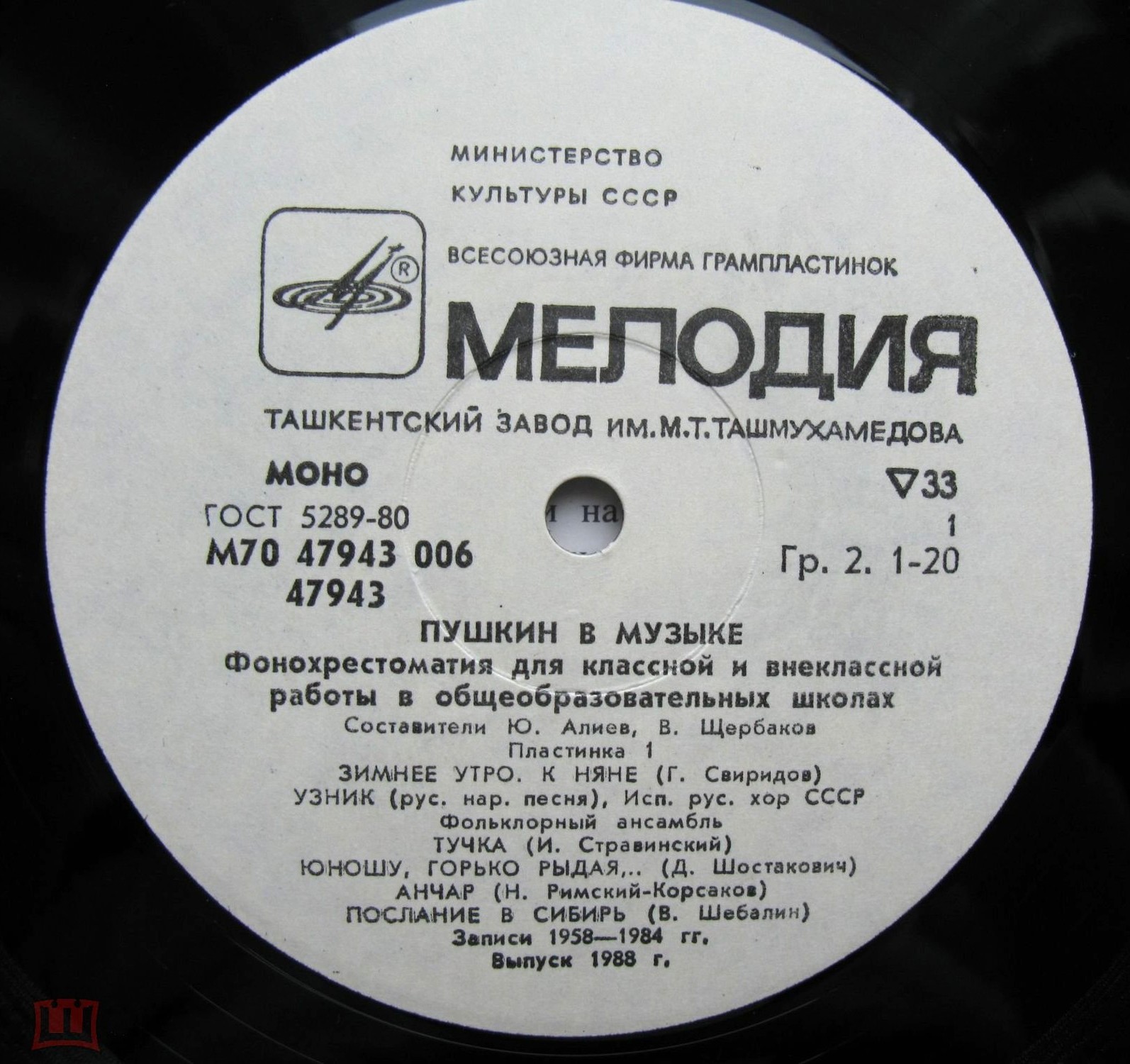 ПУШКИН В МУЗЫКЕ.