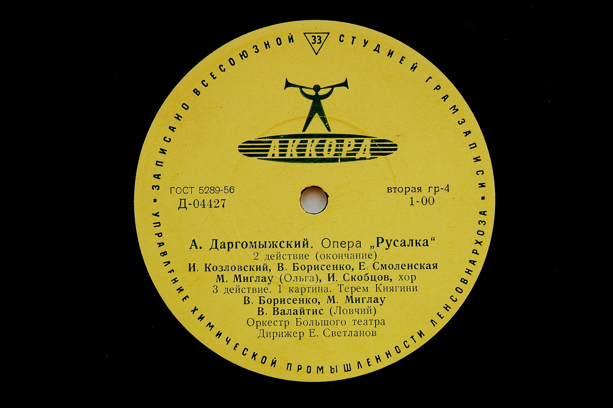 А. Даргомыжский: «Русалка», опера в четырех действиях