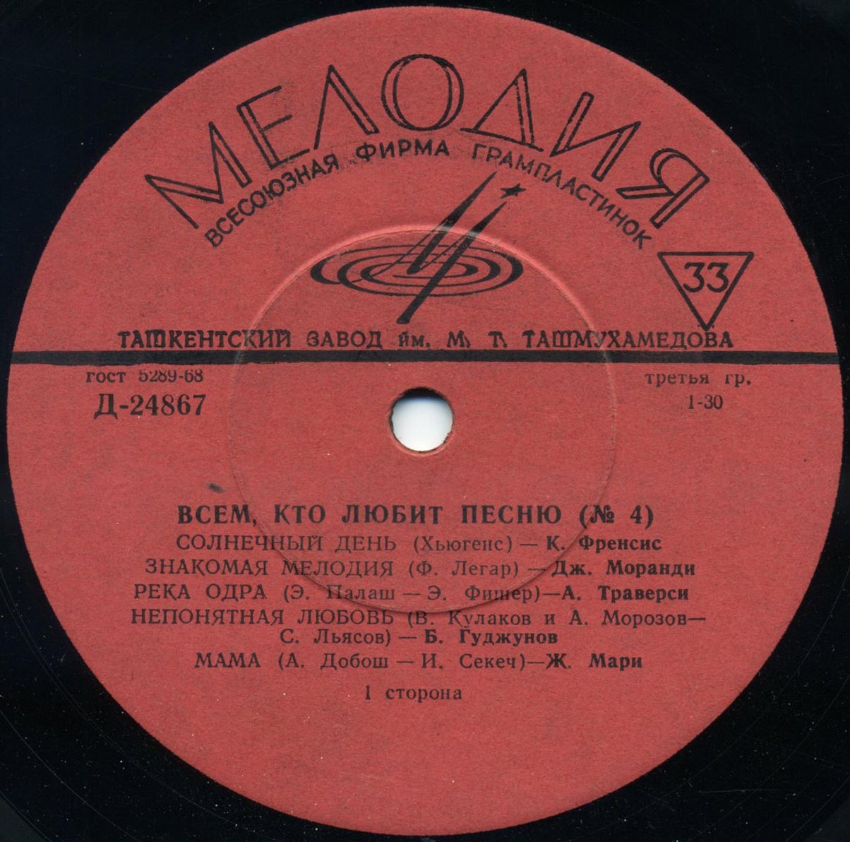 Всем, кто любит песню (№ 4)