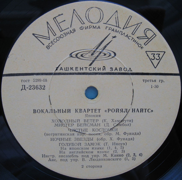 Вокальный квартет «Ройял Найтс» (Япония)