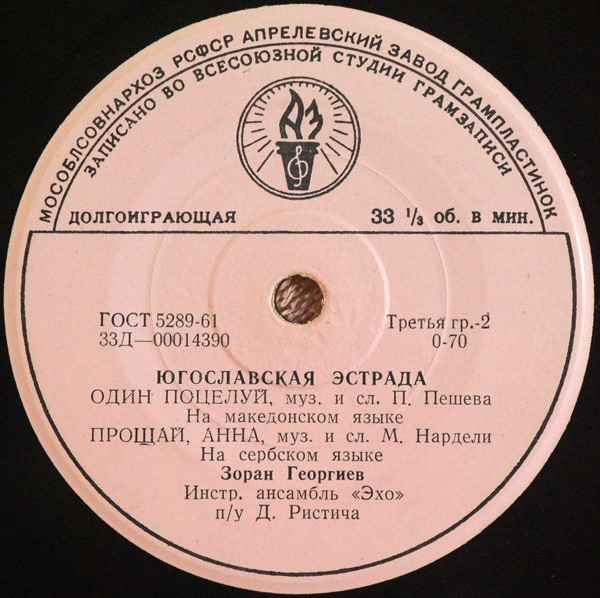 ЮГОСЛАВСКАЯ ЭСТРАДА