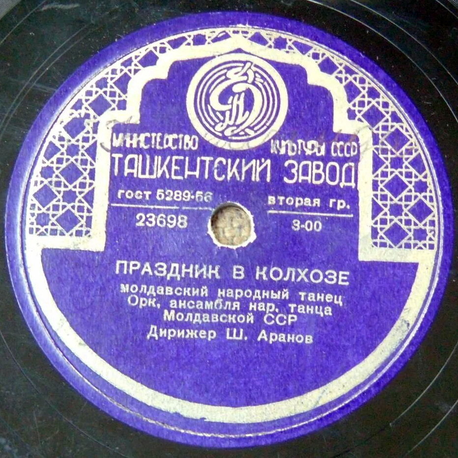 Оркестр Ансамбля народного танца Молдавской ССР. Дирижер Шико Аранов