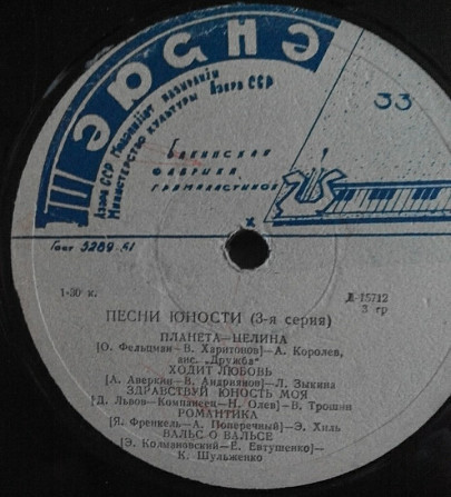 Песни юности (3 серия)