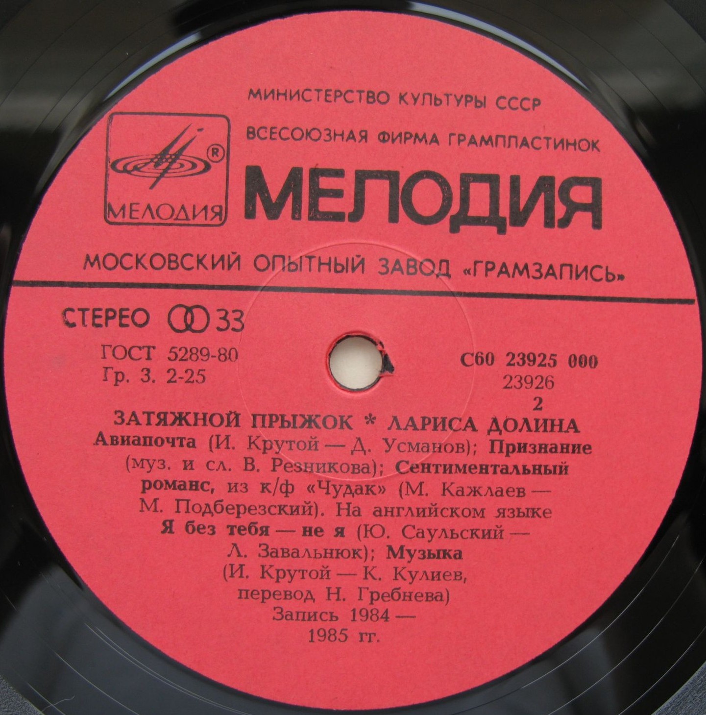 Лариса ДОЛИНА. «Затяжной прыжок»