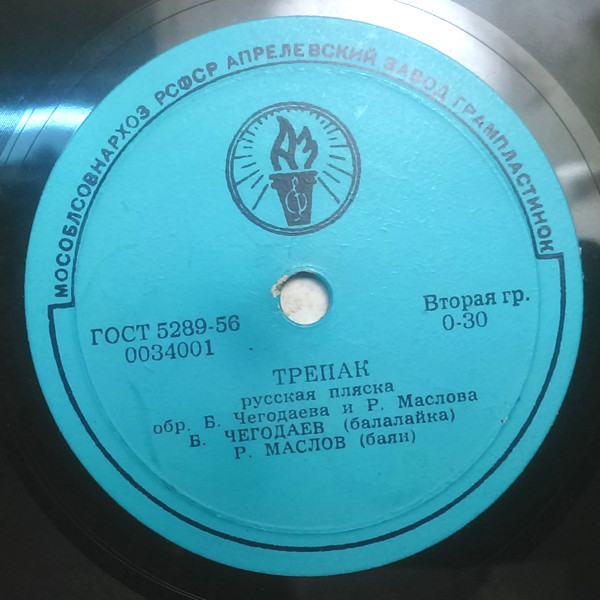 Р. МАСЛОВ (баян), Б. ЧЕГОДАЕВ (балалайка)
