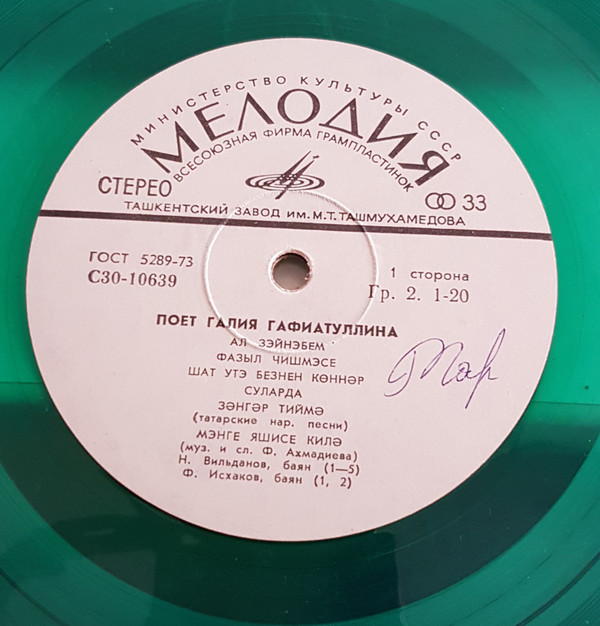 Галия ГАФИАТУЛЛИНА «Татарские песни»