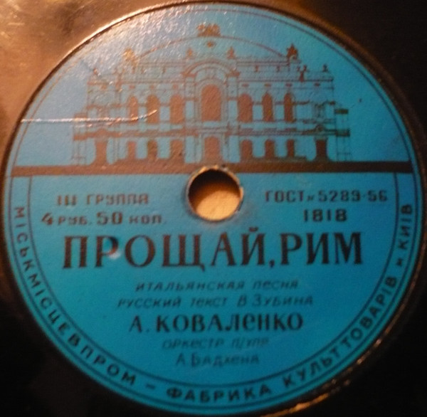 А. Коваленко - Не обижай меня / Прощай, Рим