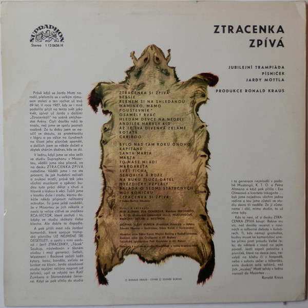 Ztracenka zpiva [по заказу чешской фирмы SUPRAPHON 1 13 0656]