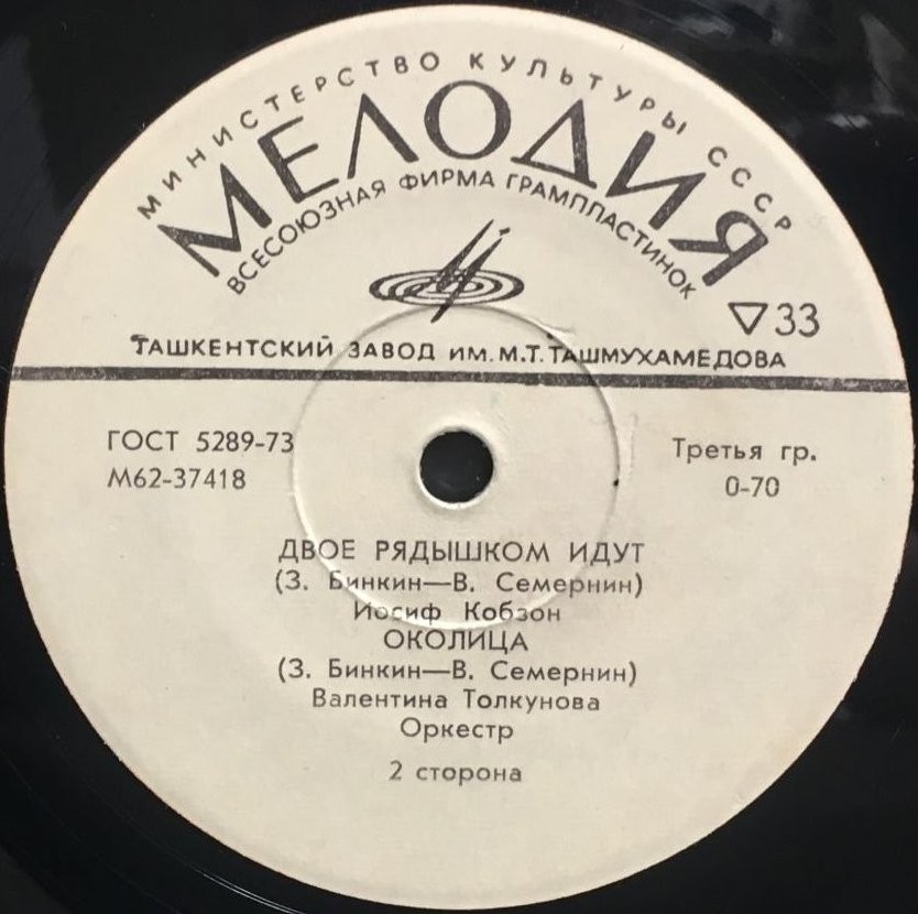 Песни З. БИНКИНА