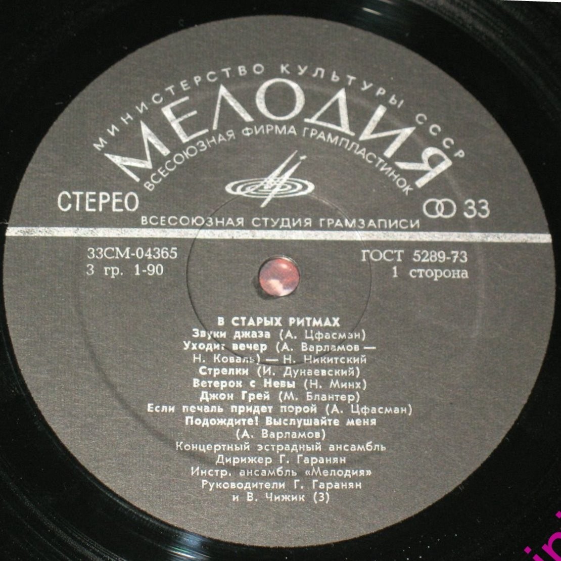 Ансамбль «Мелодия». В старых ритмах