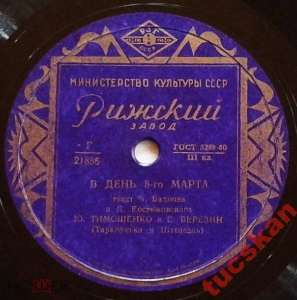 Ю. Тимошенко и Е. Березин - В день 8-го марта / Необходимая книга