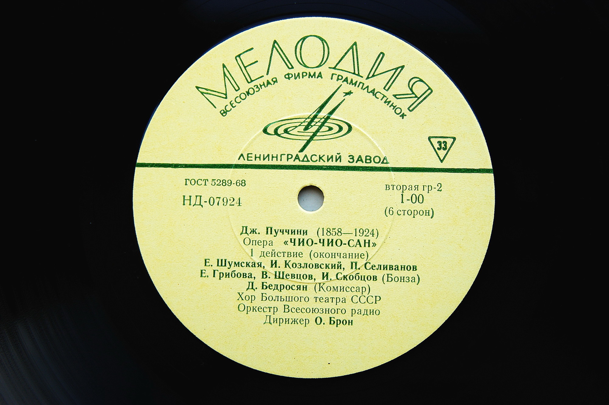 Дж. Пуччини. "Мадам Баттерфляй", опера