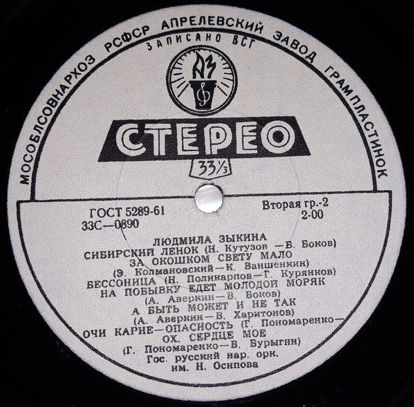 Людмила Зыкина