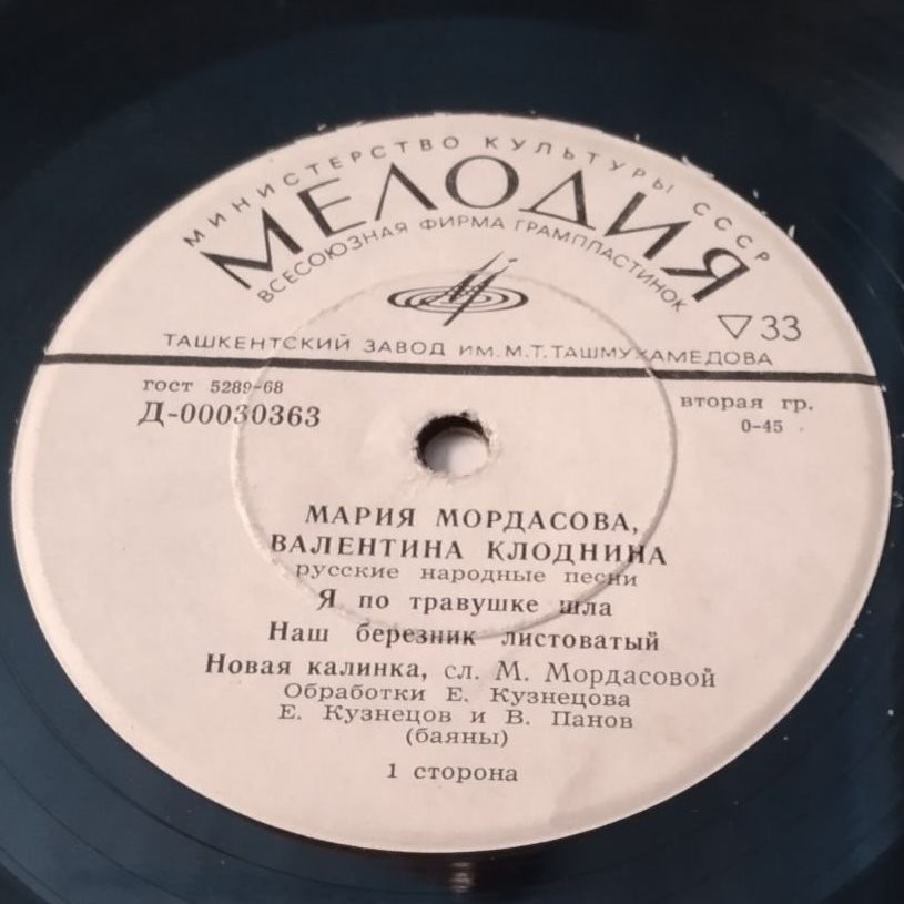 Мария Мордасова, Валентина Клоднина