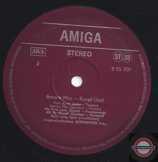 Karel GOTT. Amore mio [по заказу немецкой фирмы AMIGA 8 55 709]