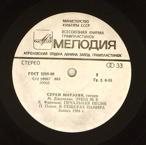 Сурен МИРЗОЯН (гитара)