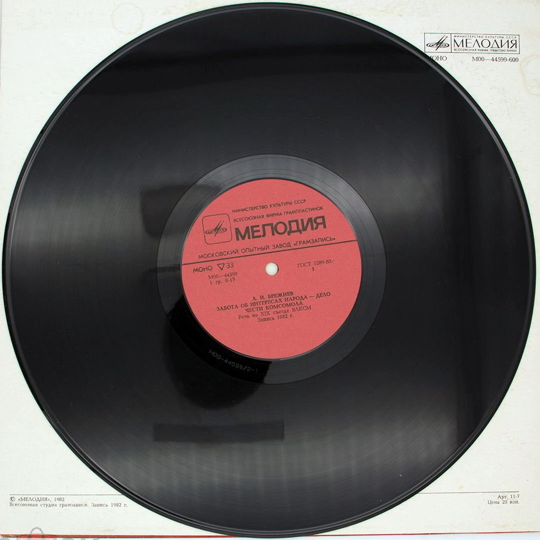 Л. И. Брежнев: Забота об интересах народа - дело чести комсомола