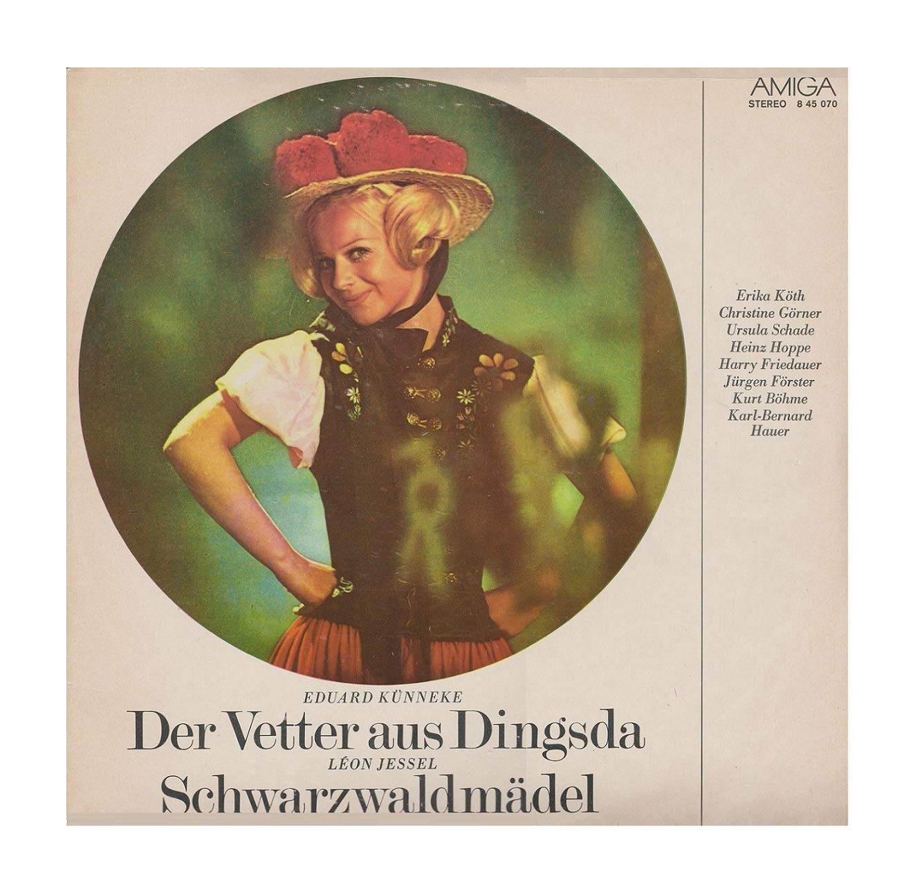 Der Vetter Aus Dingsda / Schwarzwaldmädel (Querschnitte)  [по заказу немецкой фирмы AMIGA 8 45 070]
