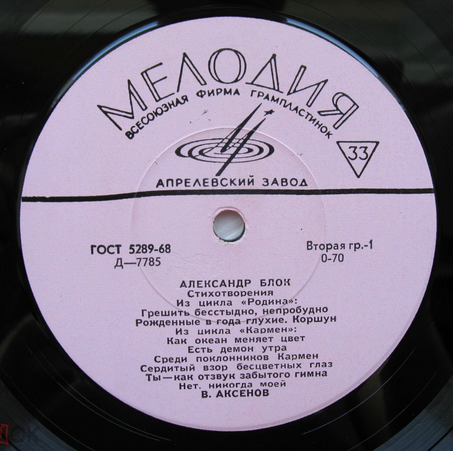 А. Блок - Стихотворения - Всеволод Аксенов