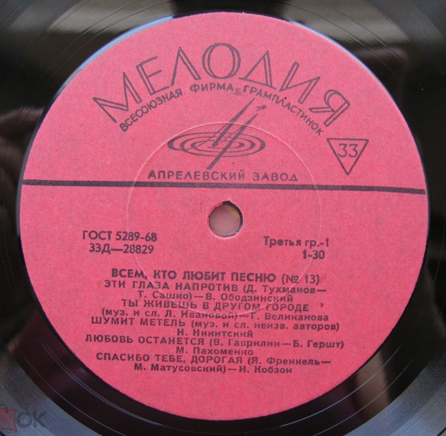 Всем, кто любит песню (№ 13)