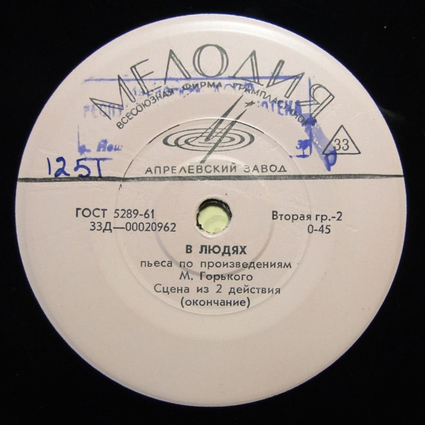 М. Горький: В людях (фрагмент из спектакля МХАТ)