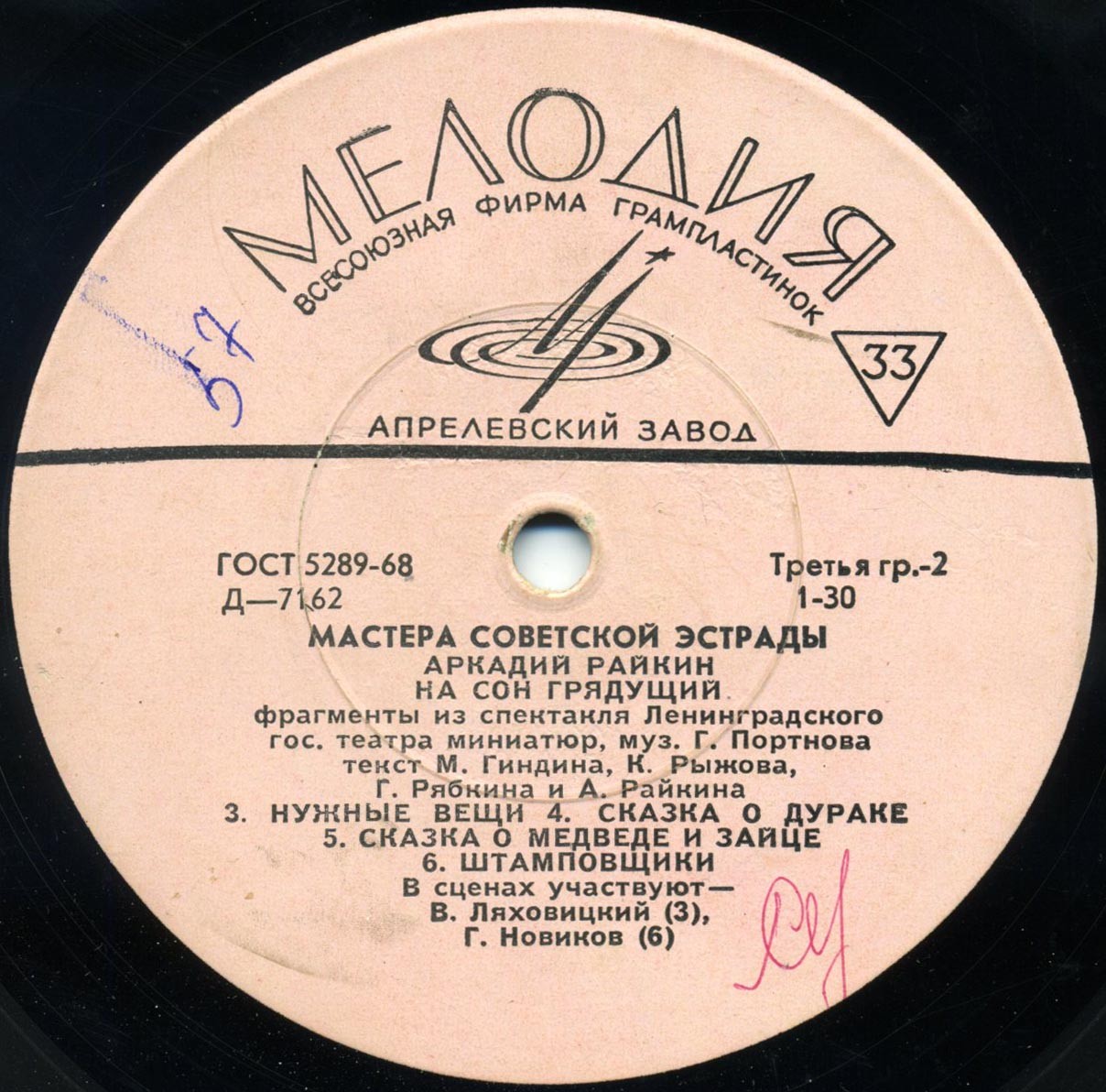 Аркадий Райкин. На сон грядущий