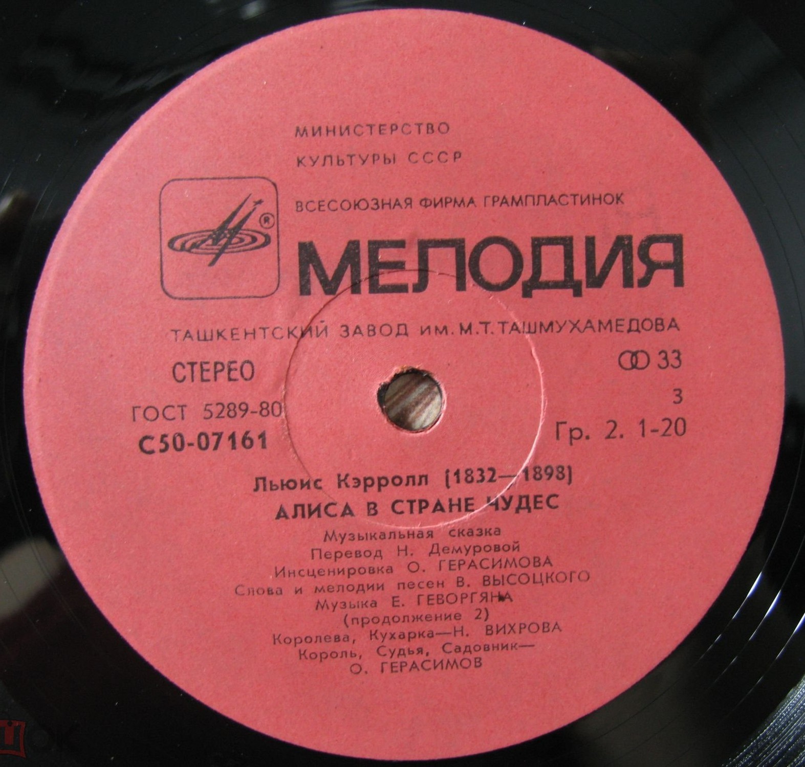 Алиса в стране чудес