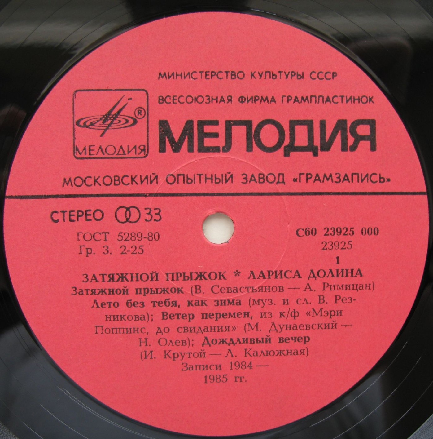 Лариса ДОЛИНА. «Затяжной прыжок»