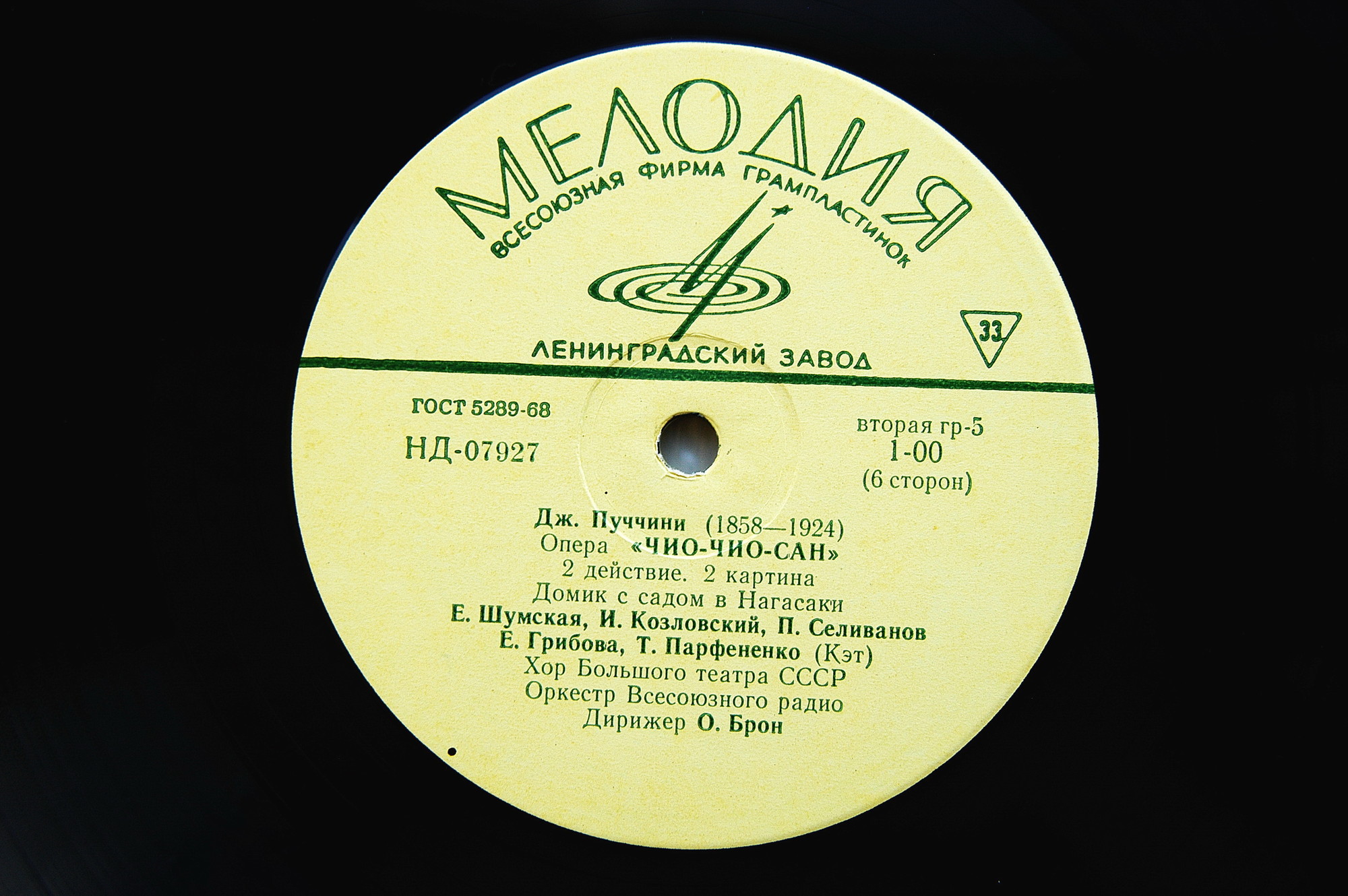 Дж. Пуччини. "Мадам Баттерфляй", опера