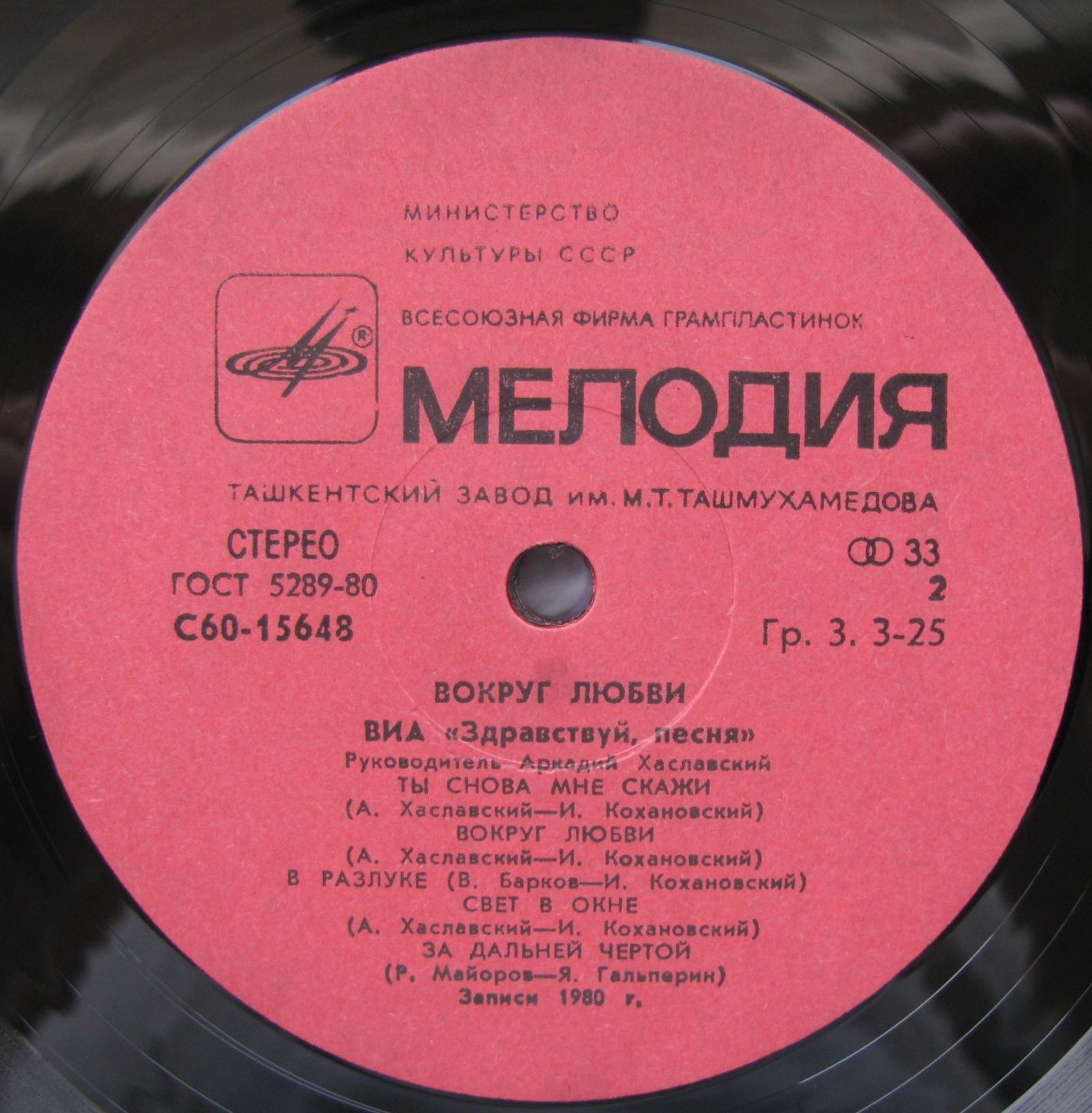 ВИА "Здравствуй, песня" - Вокруг любви