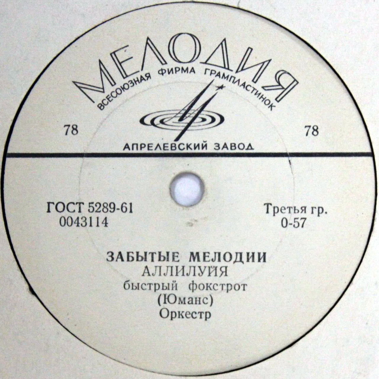 Забытые мелодии