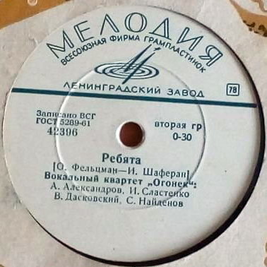 Песня радиожурналистов / Ребята