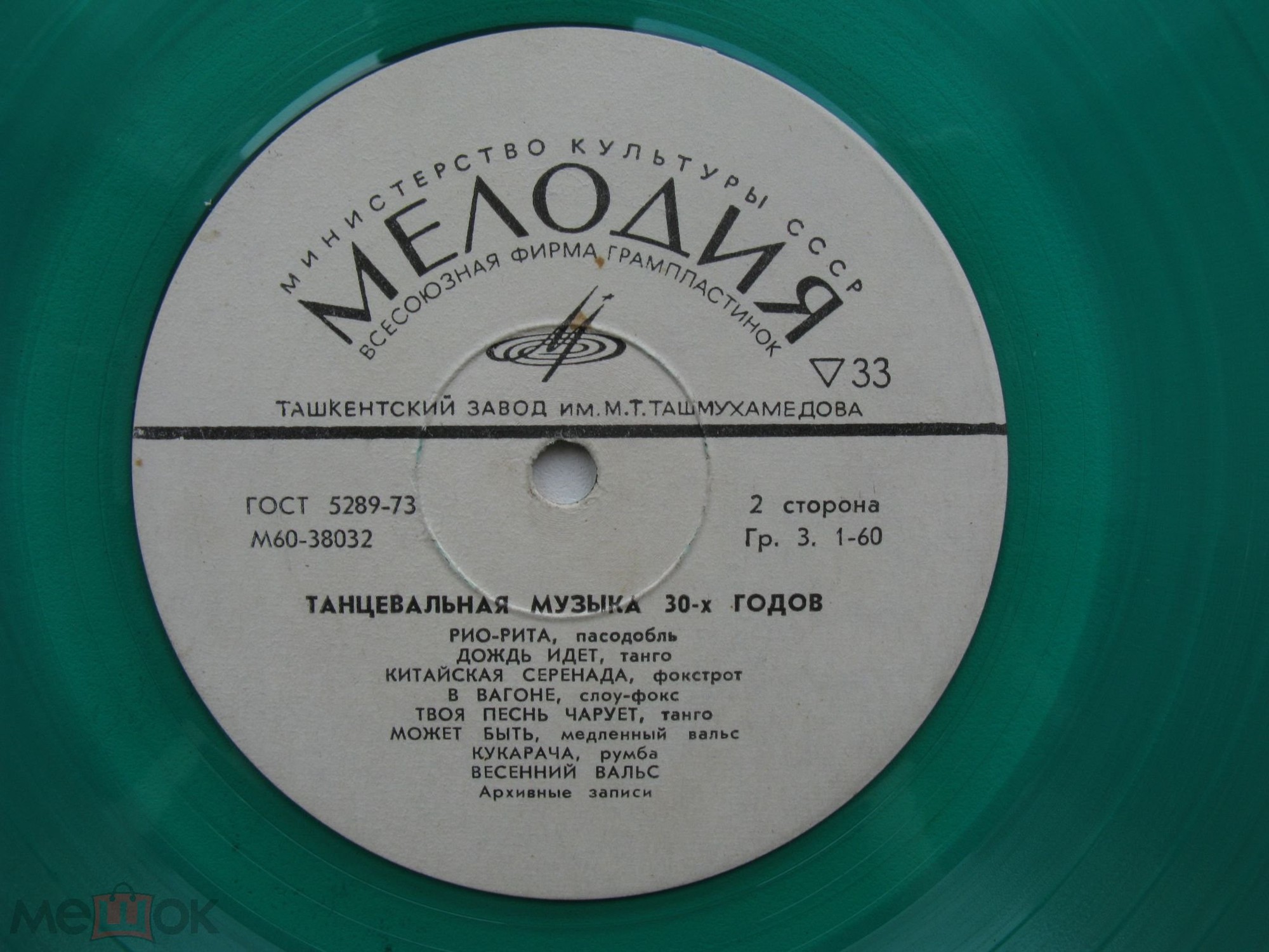 Танцевальная музыка 30-х годов