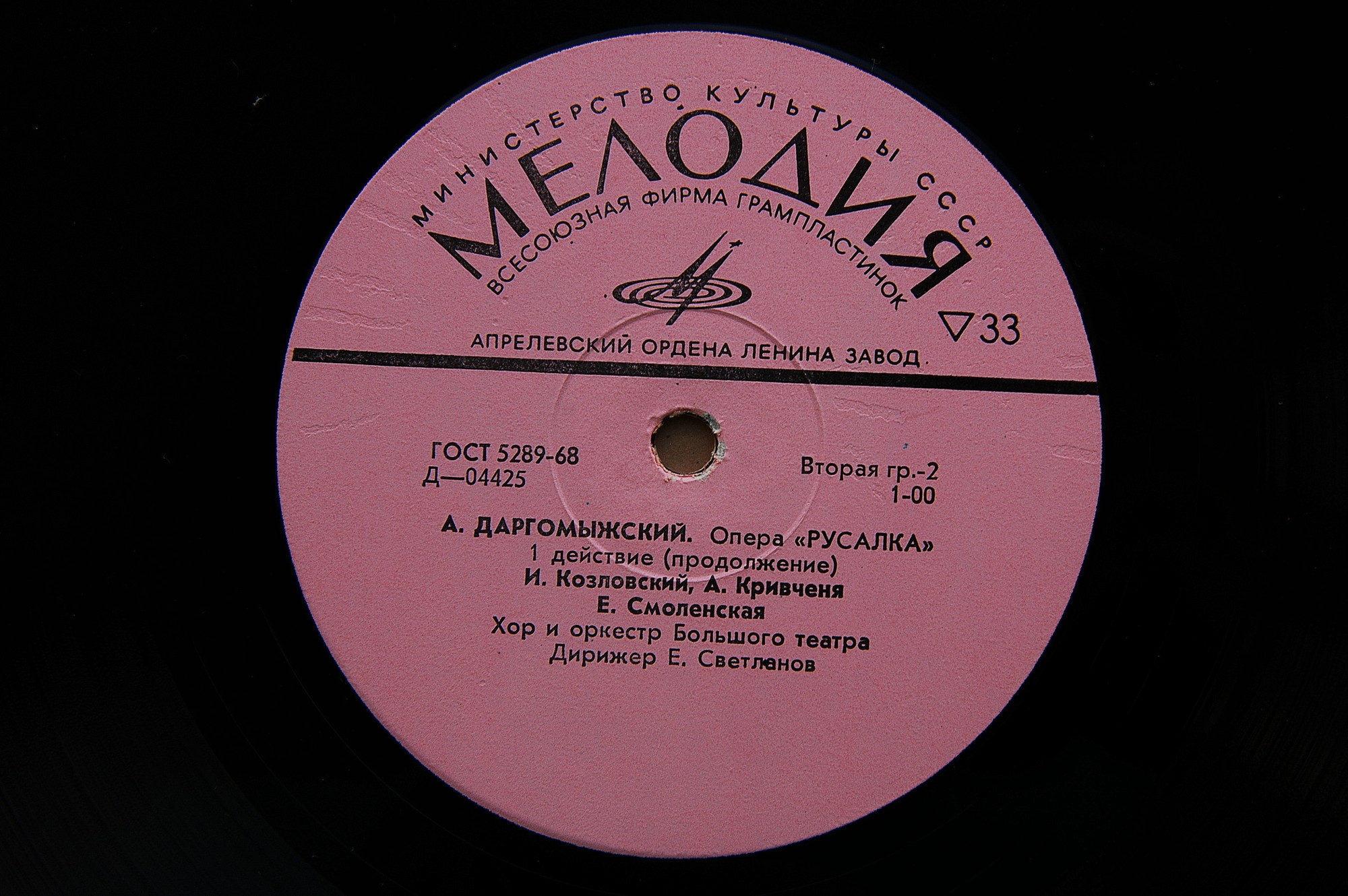 А. Даргомыжский: «Русалка», опера в четырех действиях