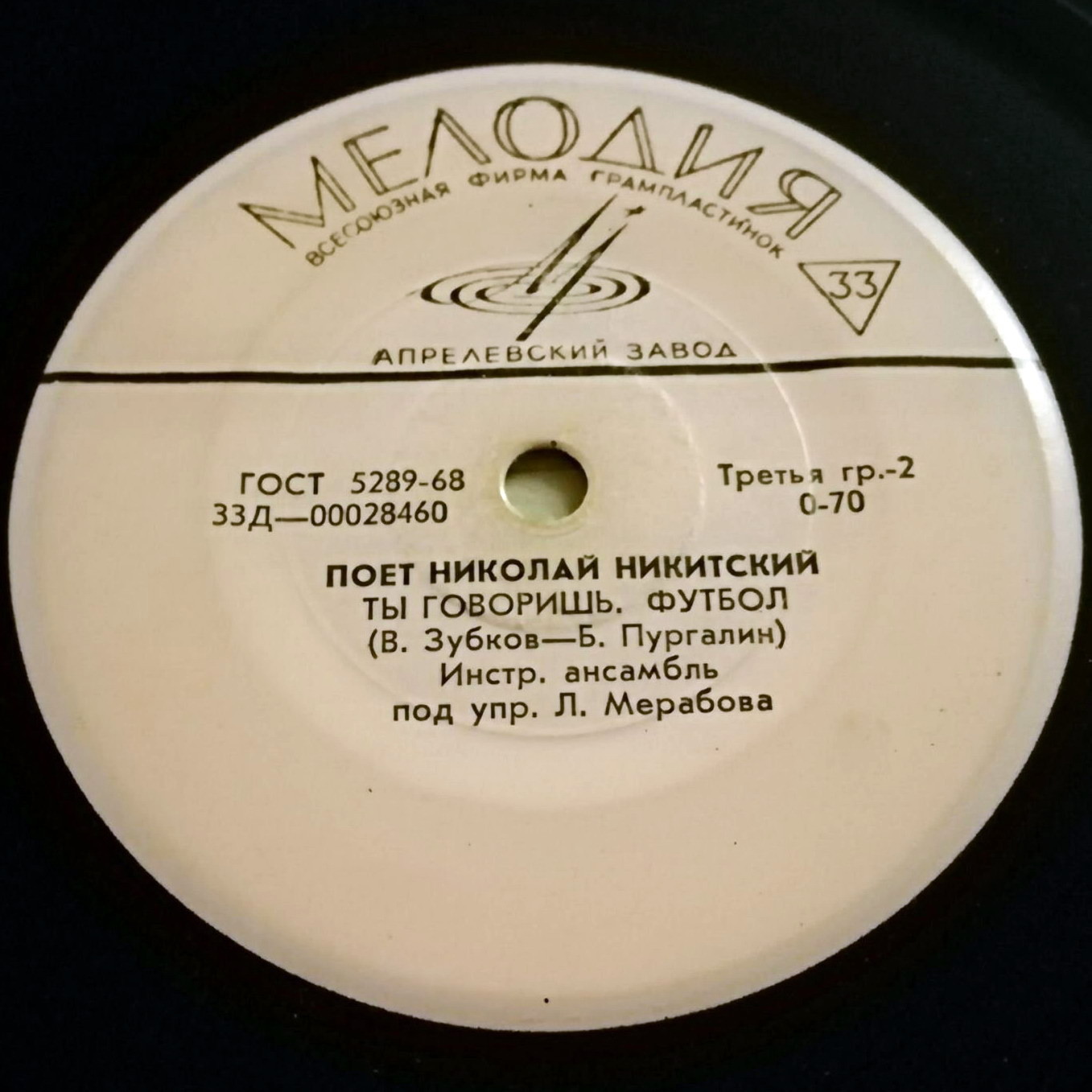 Поёт Николай НИКИТСКИЙ