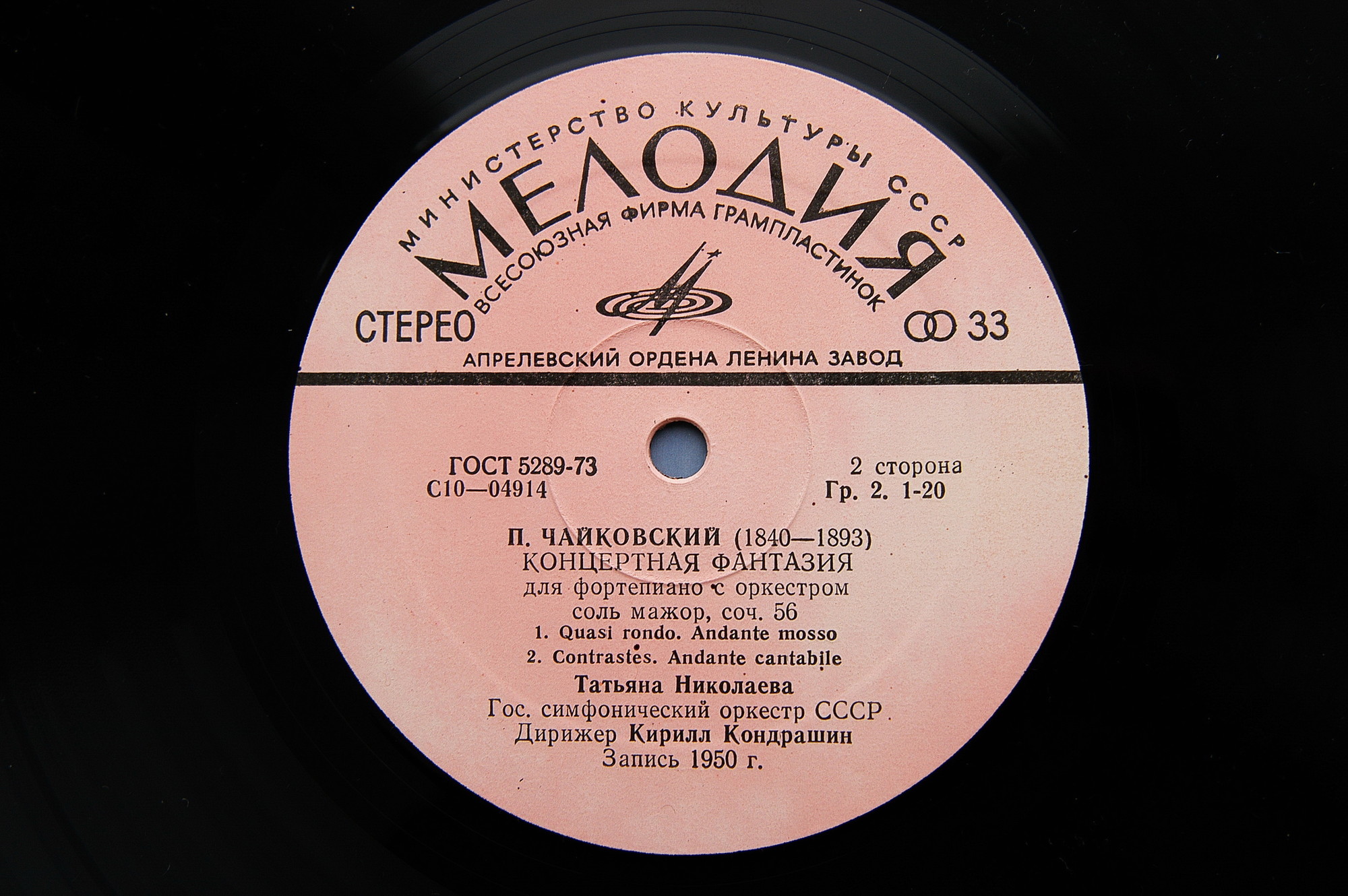 П. ЧАЙКОВСКИЙ