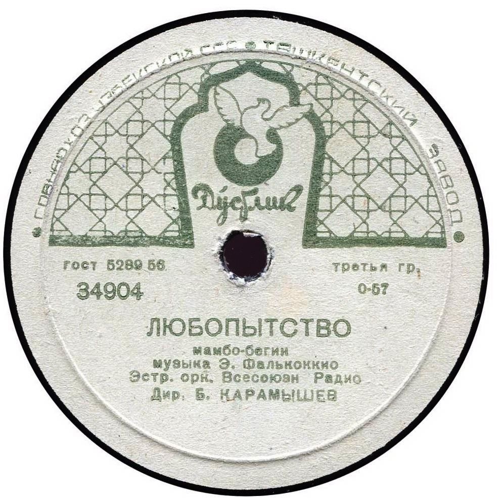 Эстрадный оркестр ВР - Я миланец / Любопытство