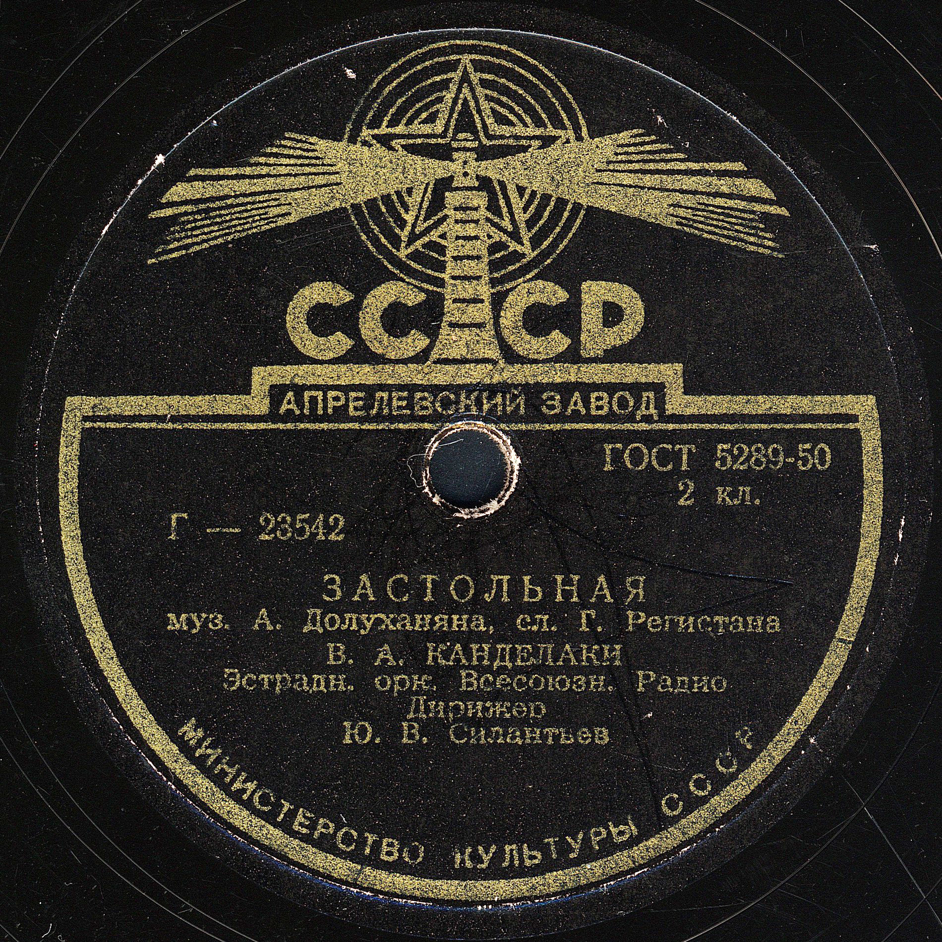 В. Канделаки - "Реро" / Застольная