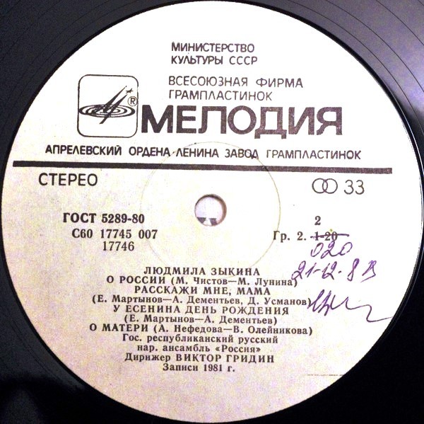 Людмила ЗЫКИНА